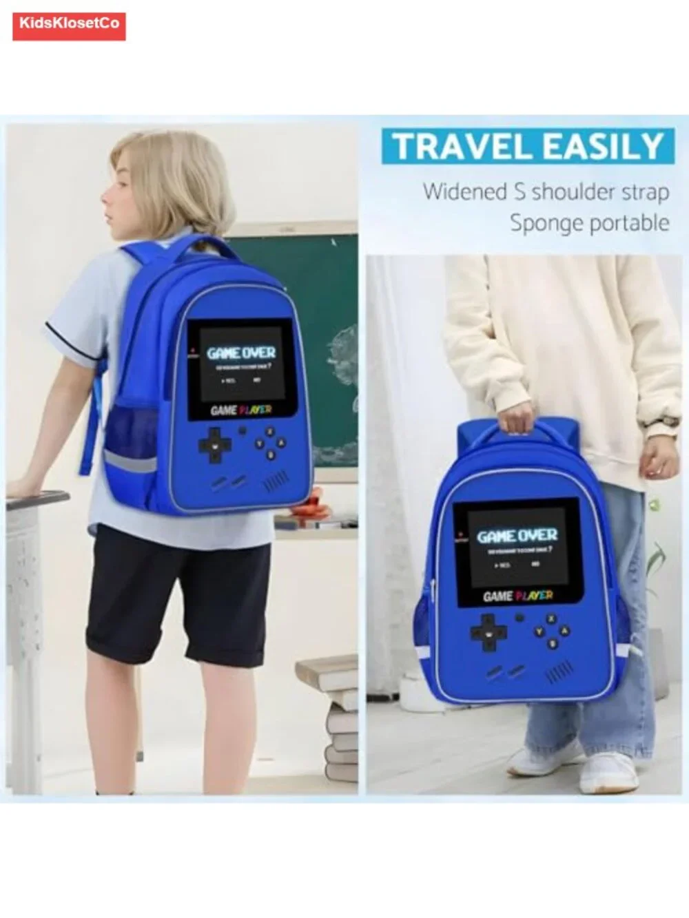 Gamer Boys Backpack for School Kids Teens - 17 Inch